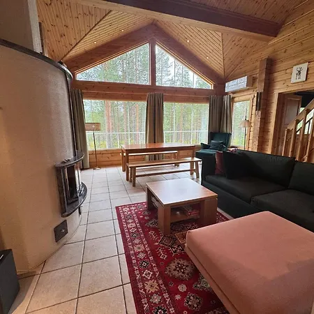 فيلة Charming Lapland With Mountain Views And Private Sauna Pyhahuhta