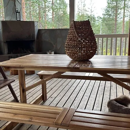 Charming Lapland With Mountain Views And Private Sauna فيلة Pyhahuhta