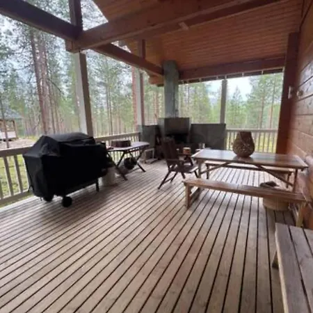 فيلة Charming Lapland With Mountain Views And Private Sauna