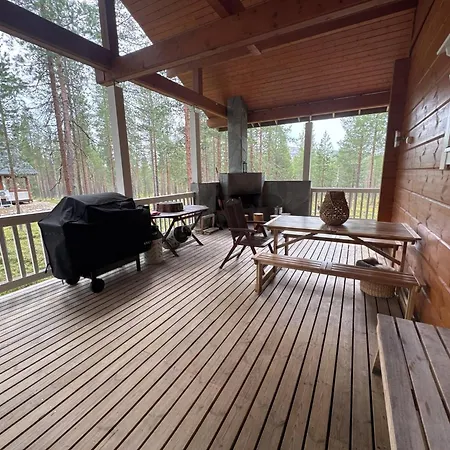 فيلة Charming Lapland With Mountain Views And Private Sauna Pyhahuhta