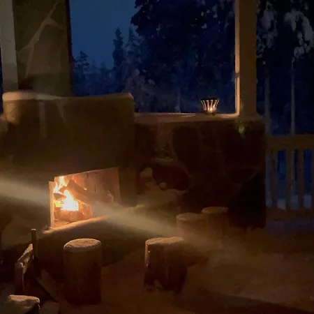 فيلة Charming Lapland With Mountain Views And Private Sauna